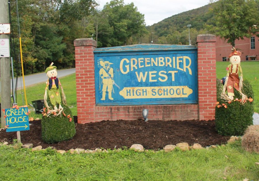 GWHS FFA students added a friendly fall flair to our school sign. 
